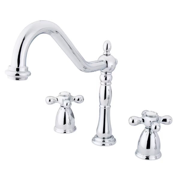 Widespread Kitchen Faucet, Polished Chrome, Kingston Brass, Mfr#: KB1791AXLS